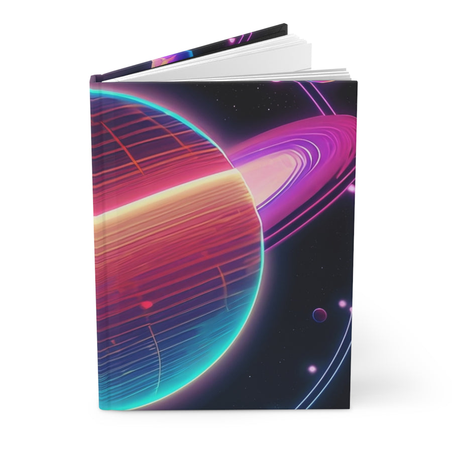 Planetary Solar System Hardcover Journal Matte- Ruled Line
