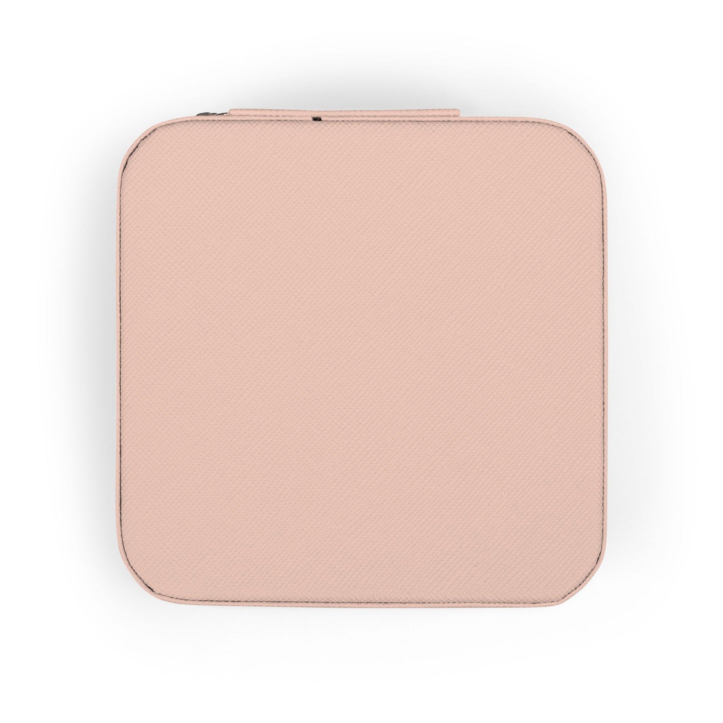 Floral Travel Jewelry Case — Compact Pink Ring & Earring Organizer