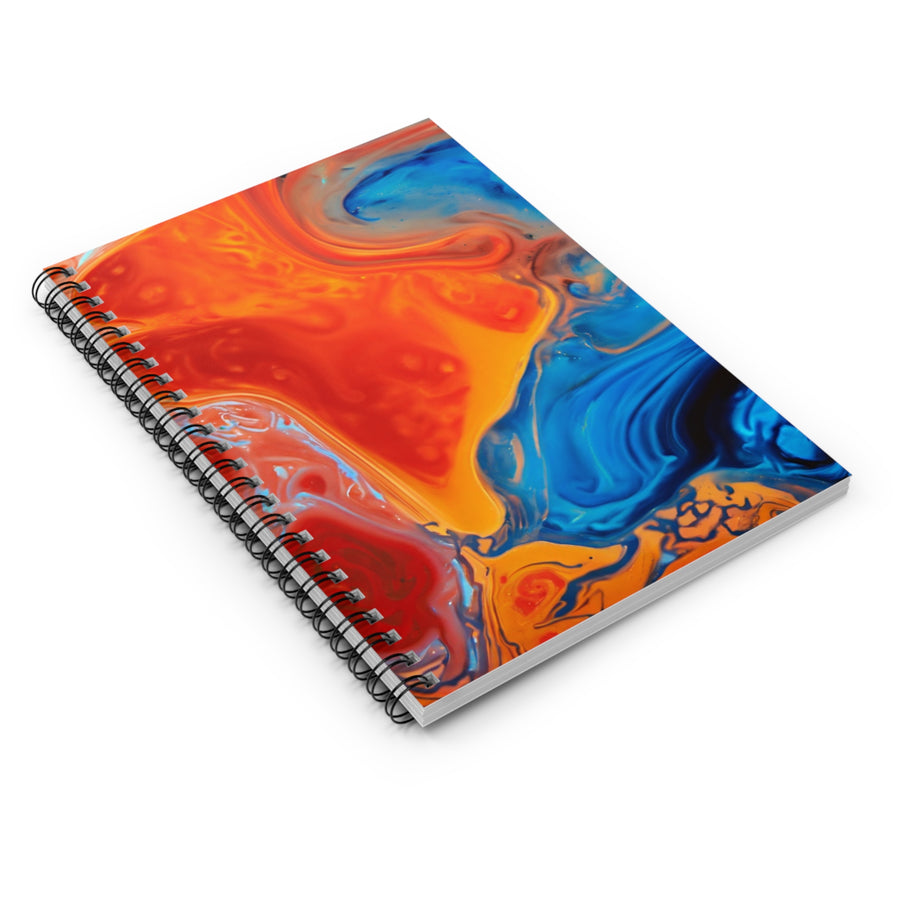 Orange Spiral Notebook - Ruled Line