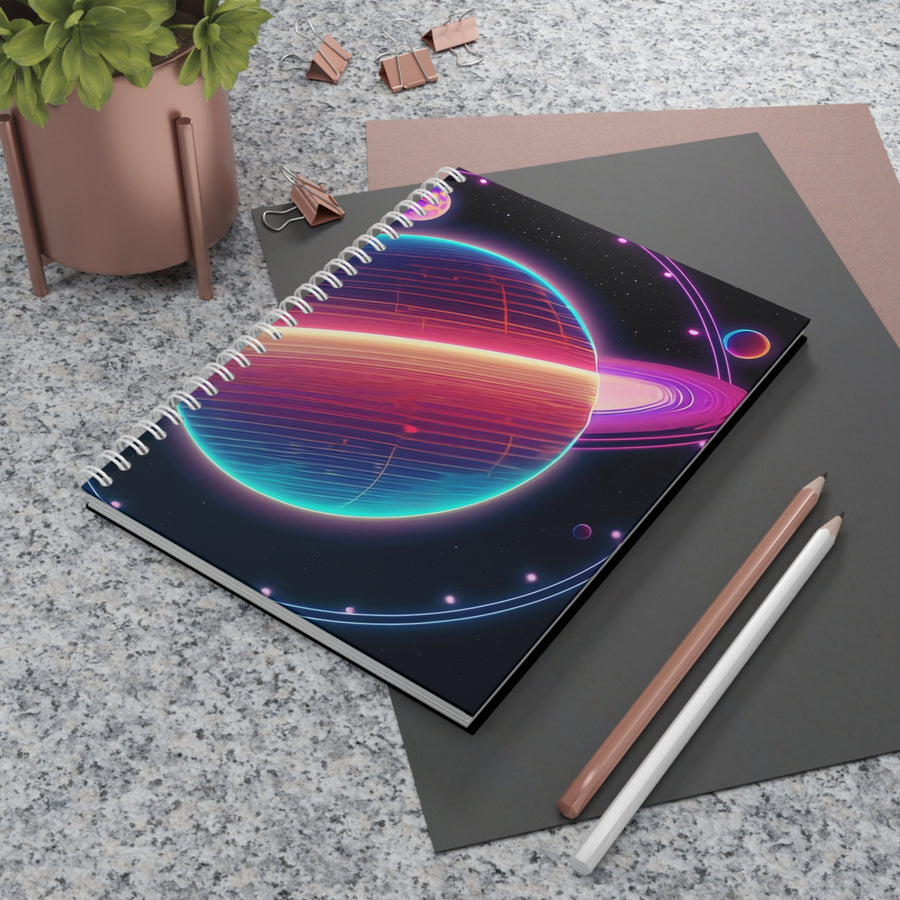 Planetary Solar system Spiral Notebook