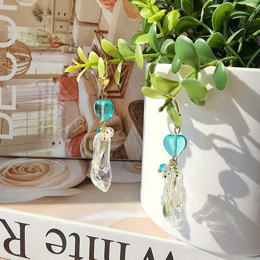 Cinderella Glass Slipper Earrings