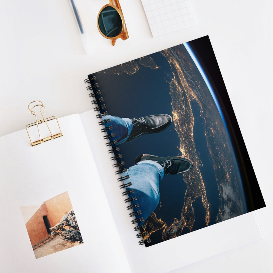 Lost In Space Spiral Notebook - Ruled Line