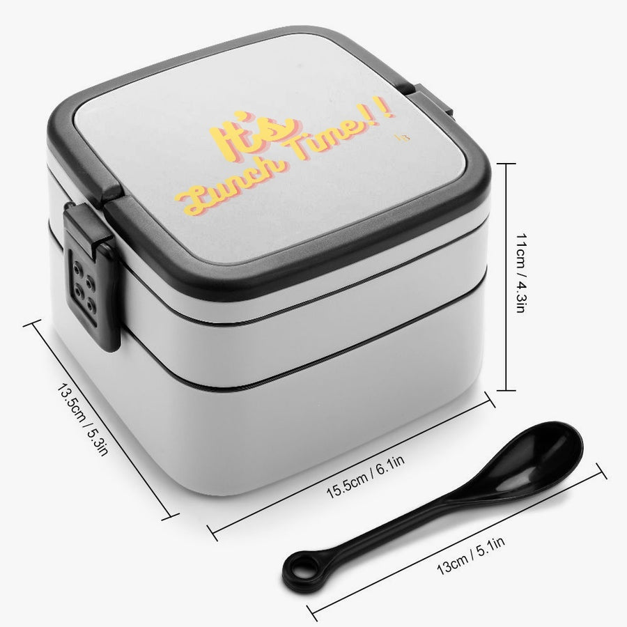 Lunch box, Double-layer, Food container, Portable lunch, Insulated container, Meal prep, Stackable design, BPA-free, Leak-proof, Microwave-safe