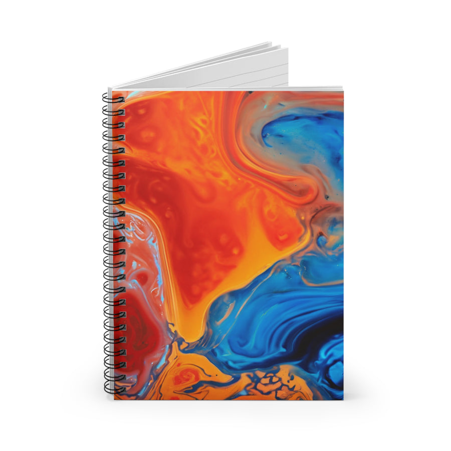 Orange Spiral Notebook - Ruled Line