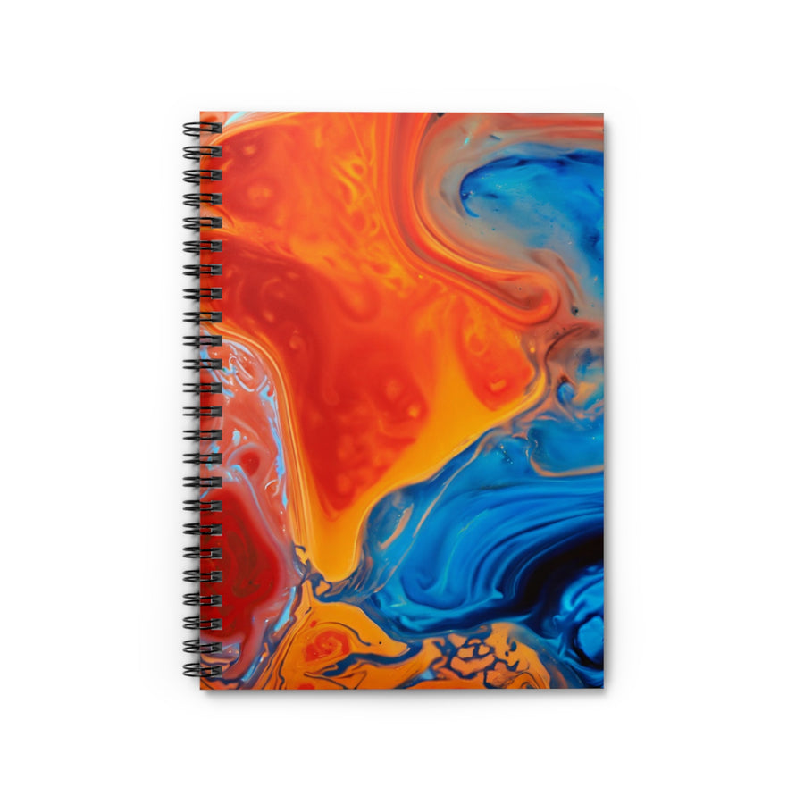 Orange Spiral Notebook - Ruled Line