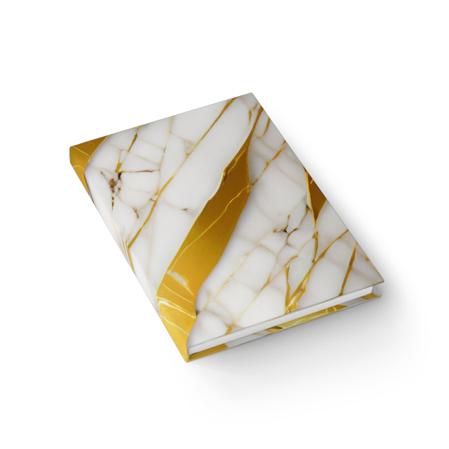 Gold Marble Journal - Blank