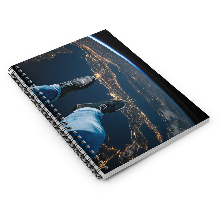 Lost In Space Spiral Notebook - Ruled Line