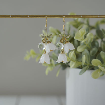 Lily Of The Valley Dangle Earrings
