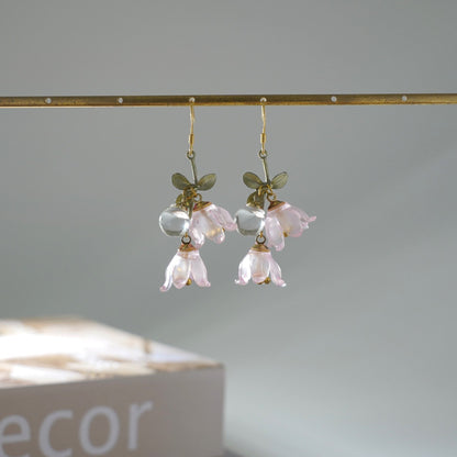 Lily Of The Valley Dangle Earrings