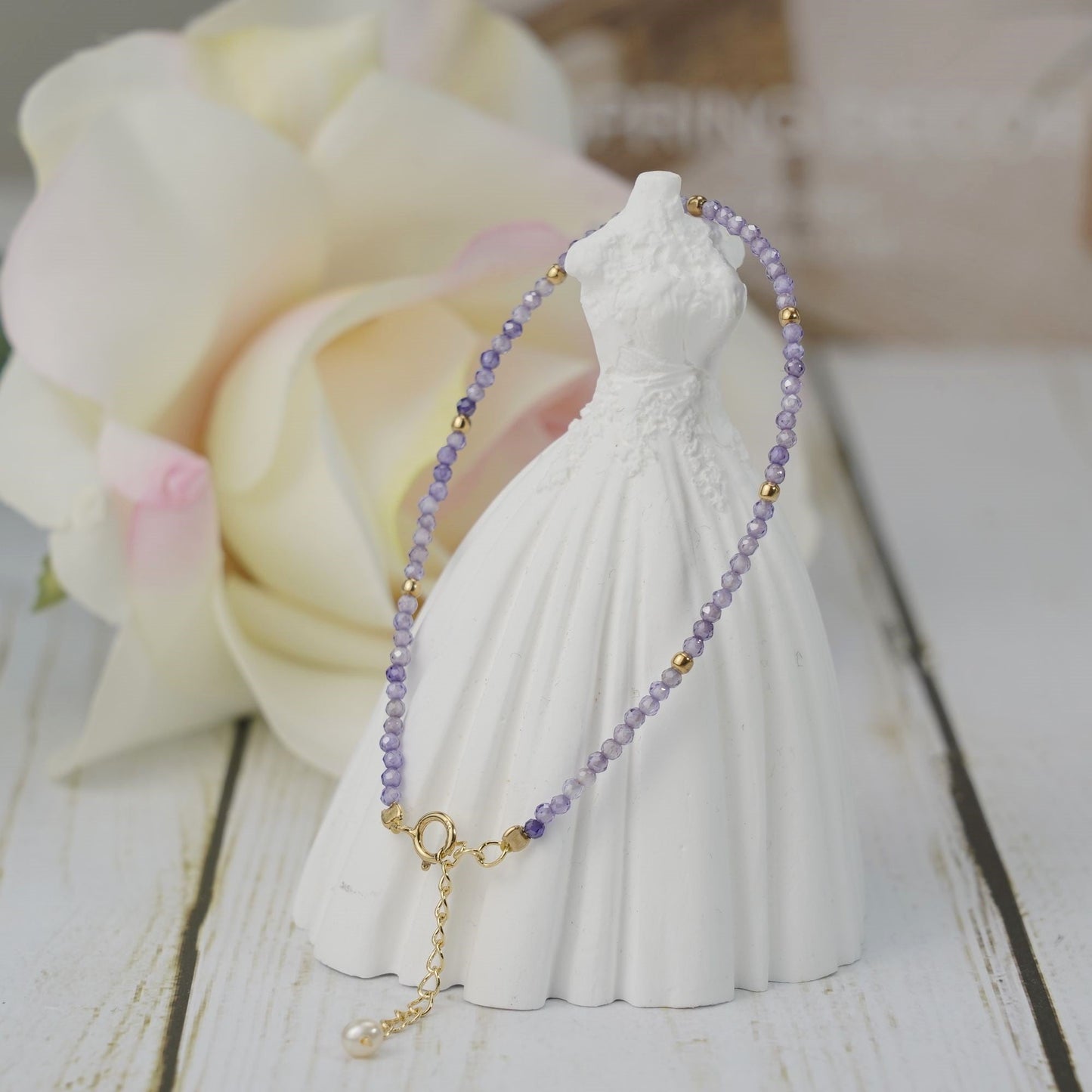 Natural Pearl Bead S925 Silver Bracelet | Natural Gemstone Bead Bracelet | Garnet Black Spinel Amythest Beaded Bracelet