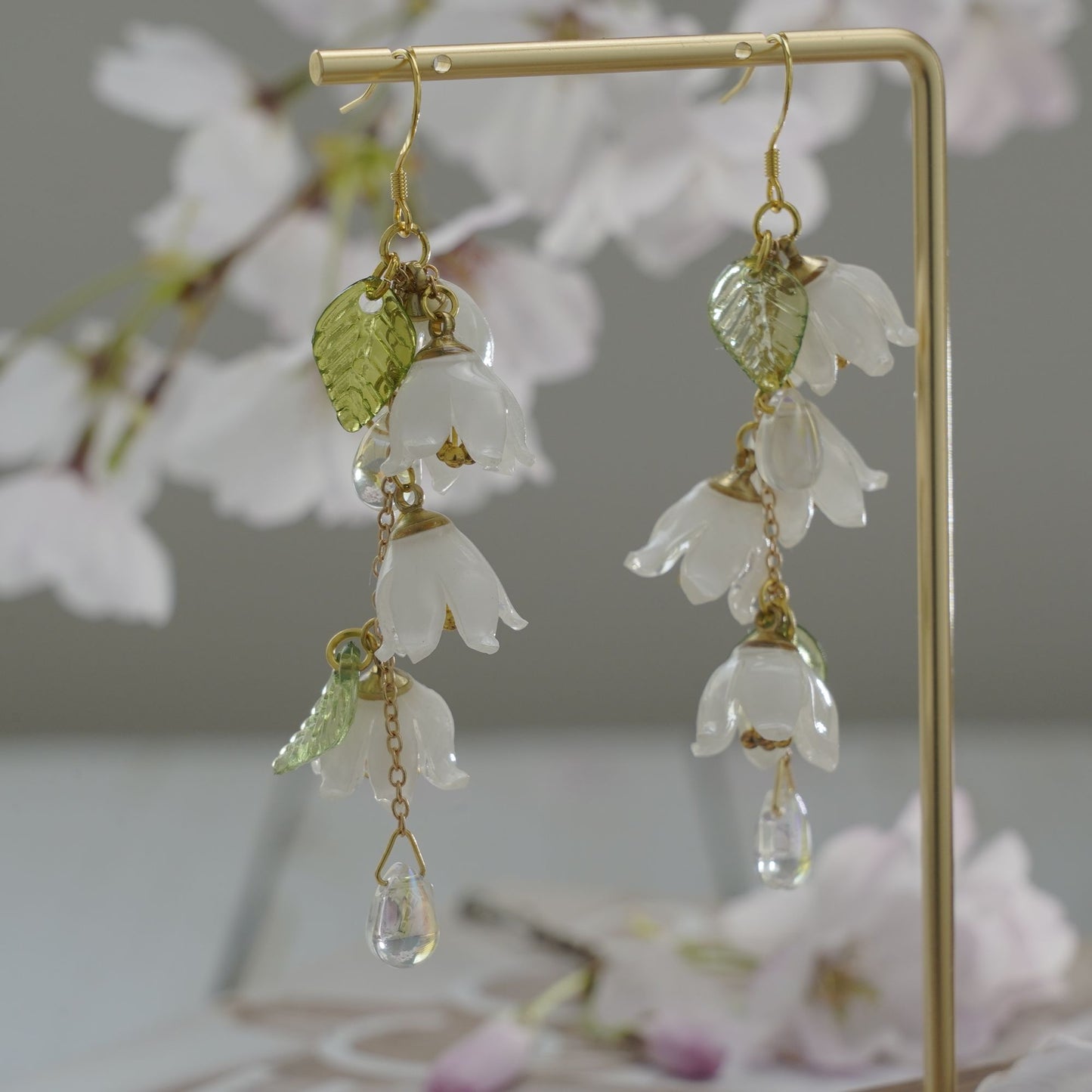 Luxury Lily of the Valley Earrings
