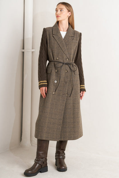 FIELDLINE HERITAGE WOVEN MIDI COAT