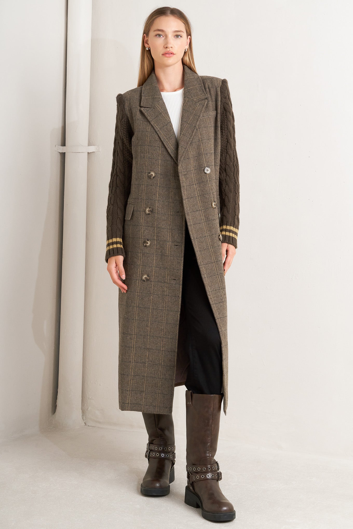 FIELDLINE HERITAGE WOVEN MIDI COAT