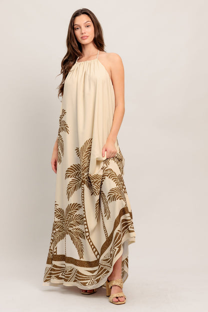 ISLAND STATE WOVEN MAXI DRESS