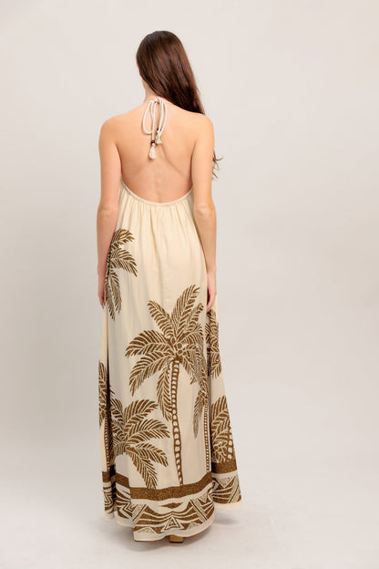 ISLAND STATE WOVEN MAXI DRESS