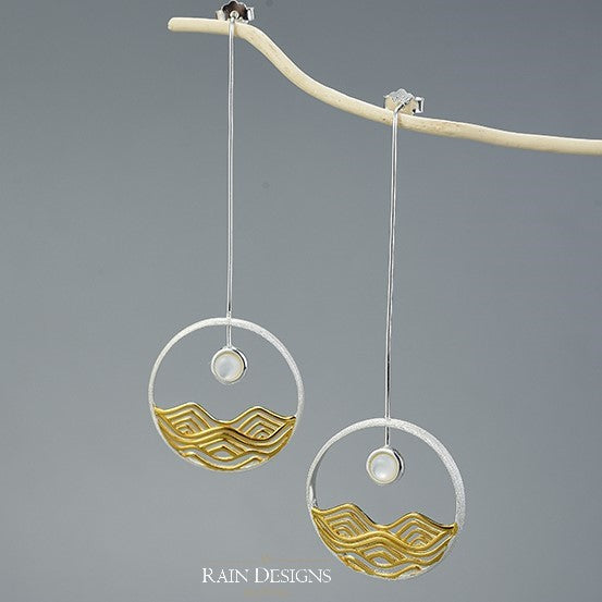 Moonlight 925 Silver Earrings