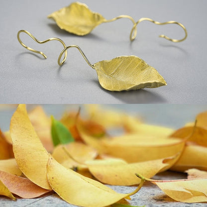 Autumn Leaf Dangle Earrings