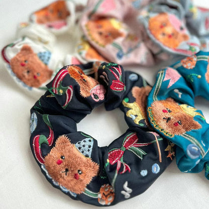 Circus Bear Scrunchies