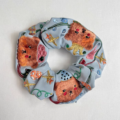 Circus Bear Scrunchies