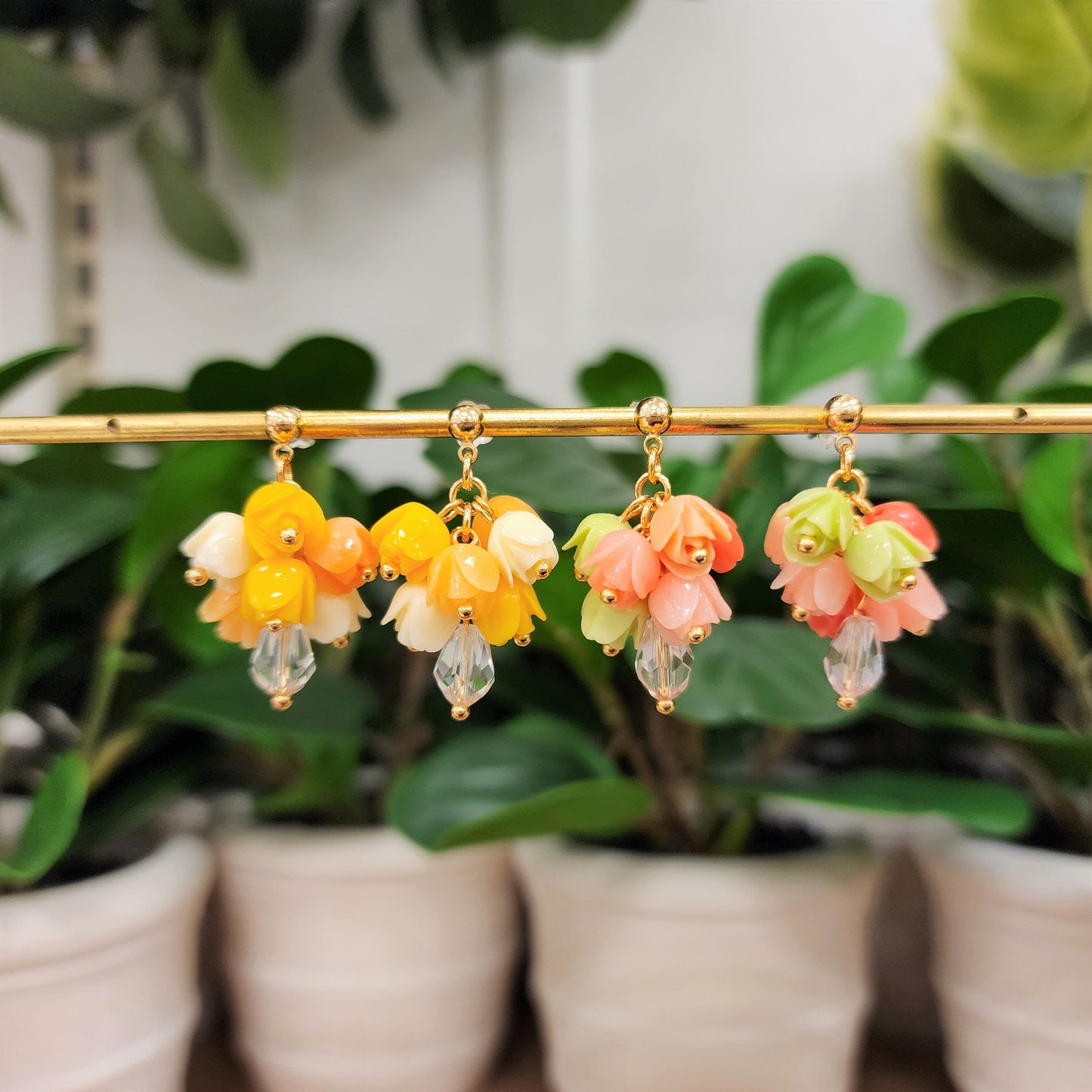 Tulip Bouquet Earrings