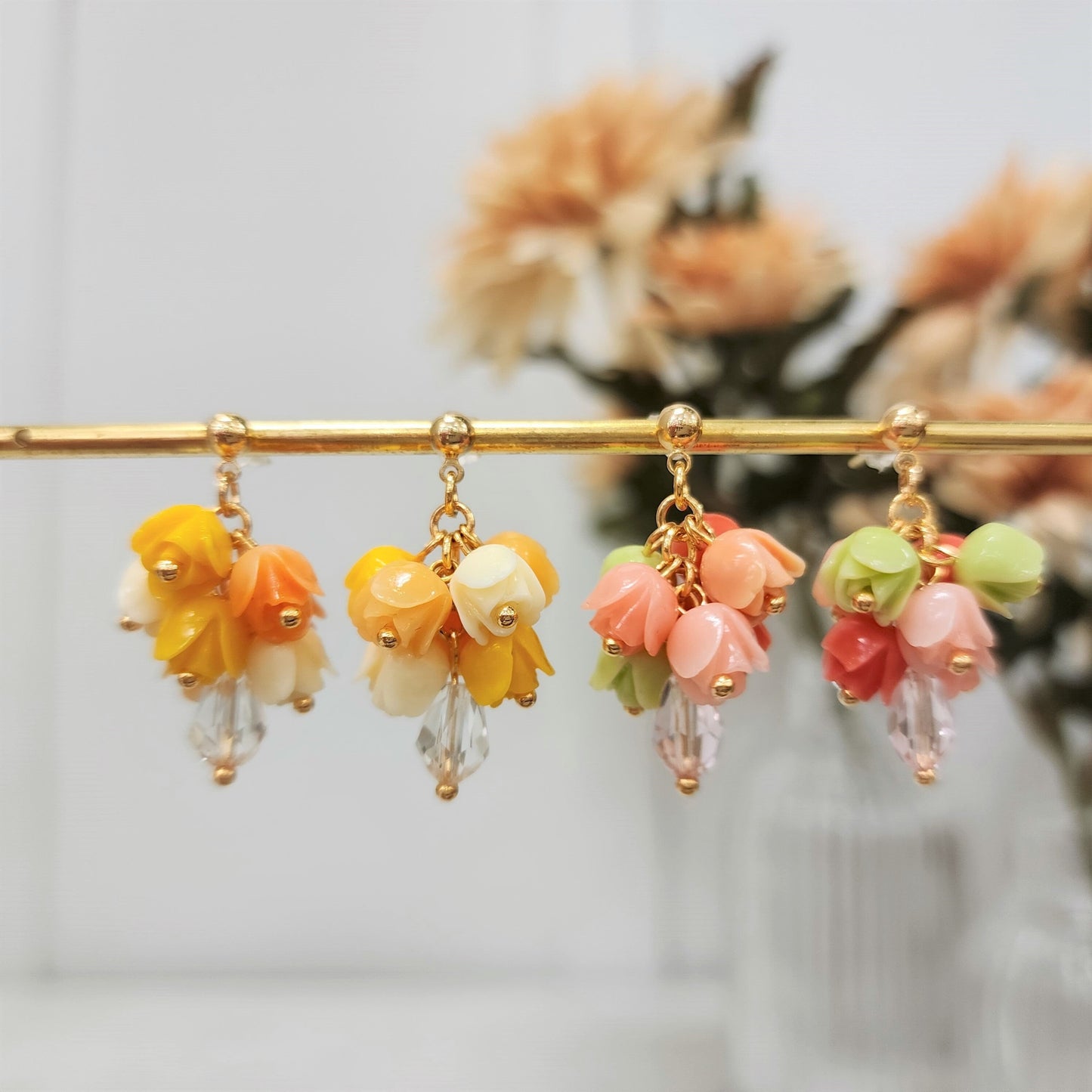 Tulip Bouquet Earrings