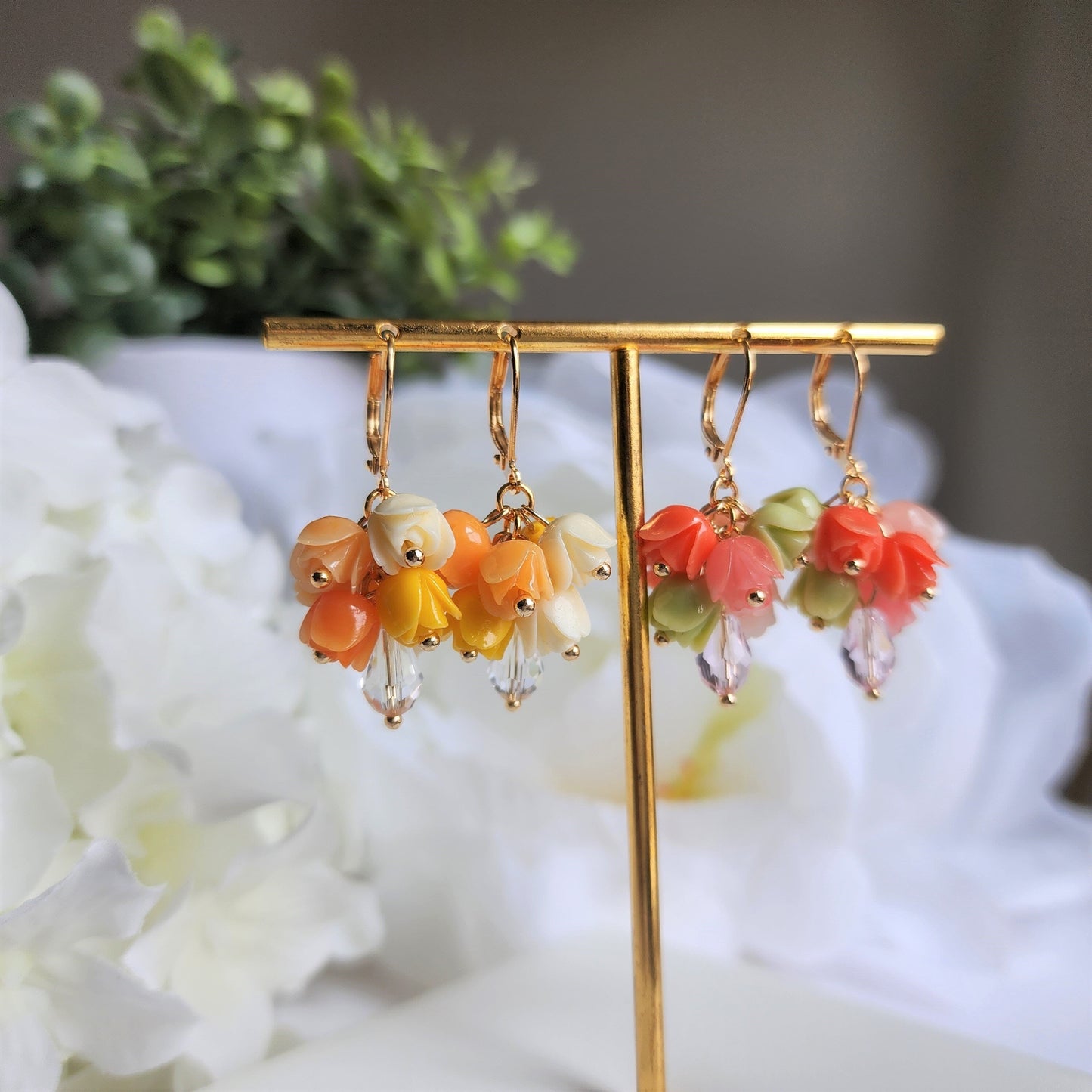 Tulip Bouquet Earrings