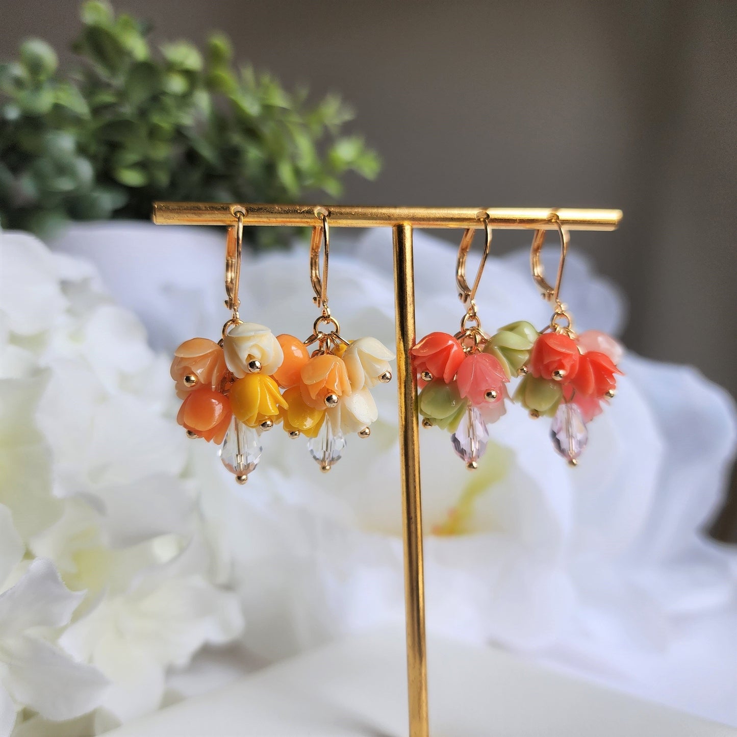 Tulip Bouquet Earrings