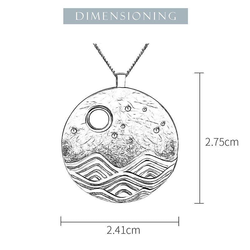Moonlight 925 Silver Necklace