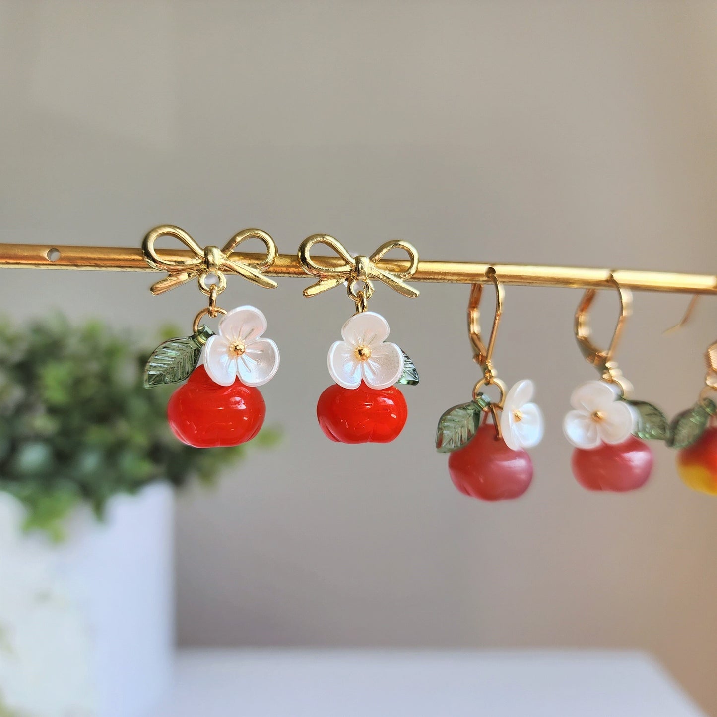 Apple Earrings