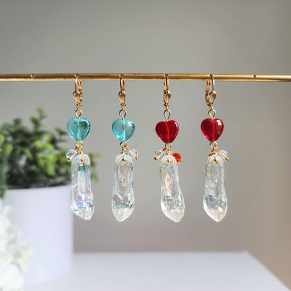 Cinderella Glass Slipper Earrings