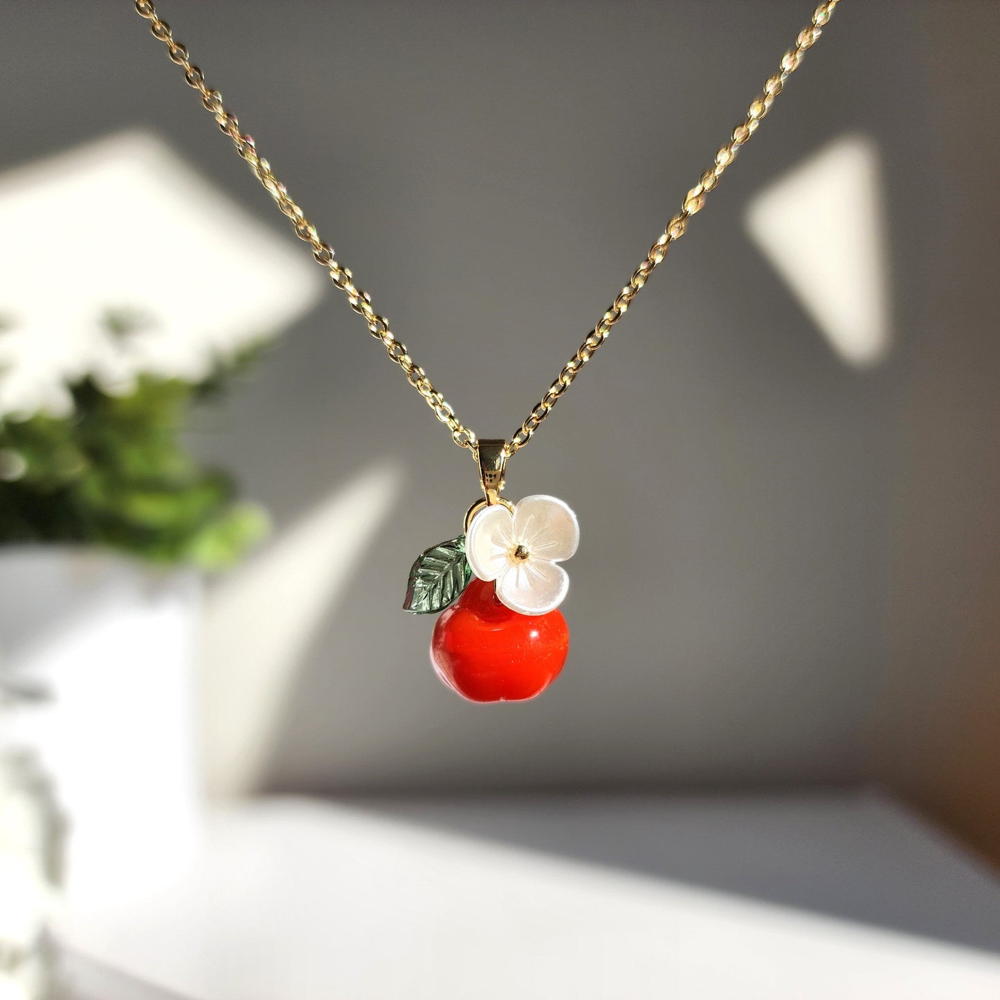 Apple Necklace