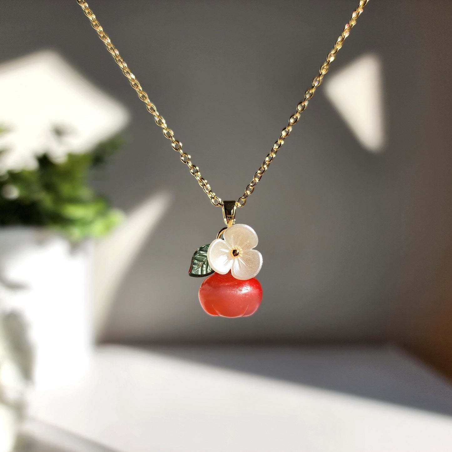 Apple Necklace