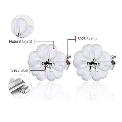 Flower in the Rain Stud Earrings