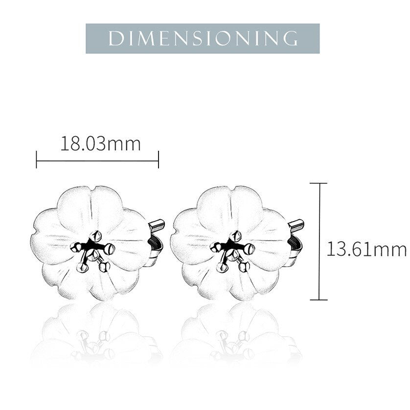Flower in the Rain Stud Earrings