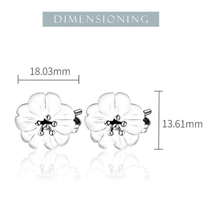 Flower in the Rain Stud Earrings