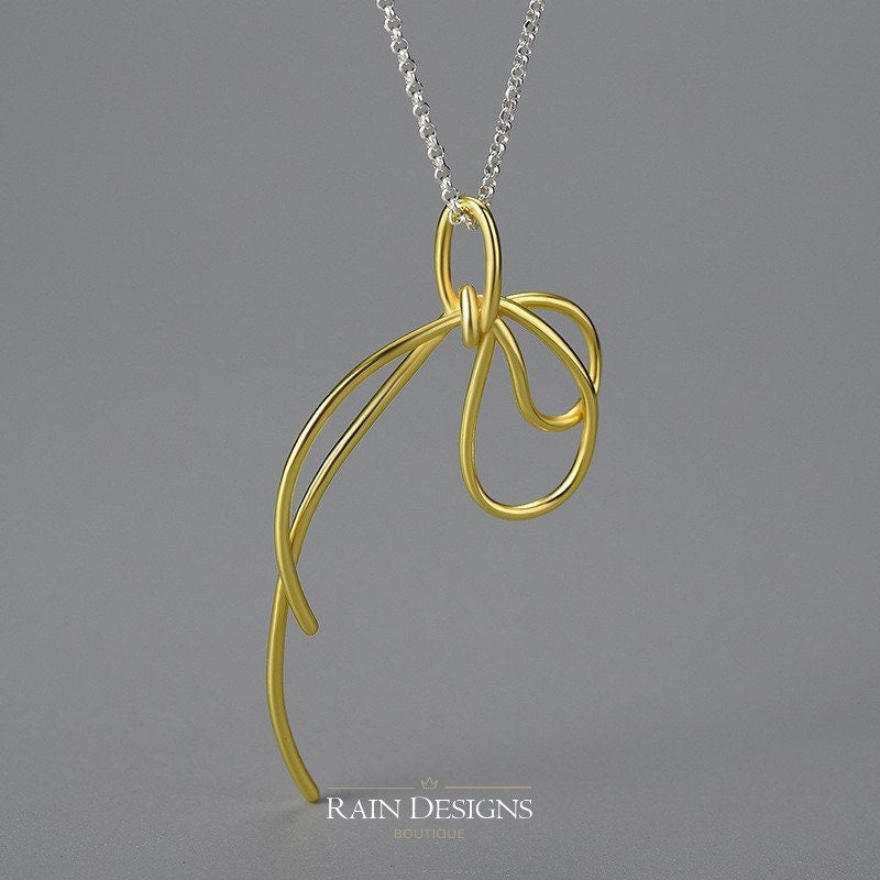 Gold Knot Necklace