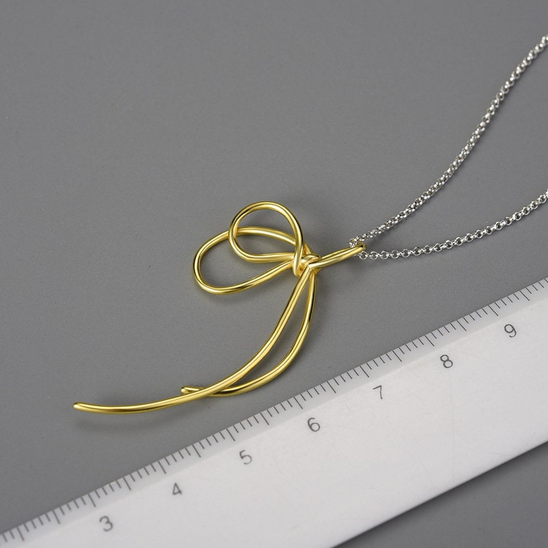 Gold Knot Necklace