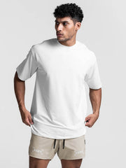 Men's round neck short-sleeved solid color quick-drying all-match sports T-shirt