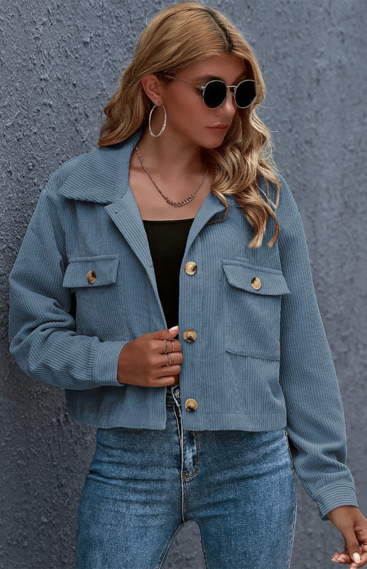 Corduroy Shirt Coat