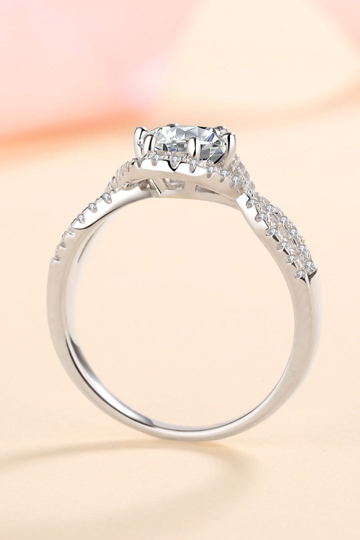 Feel The Joy, 925 Sterling Silver, Moissanite, Ring, Jewelry, Fashion, Accessories, Style, Elegant, Statement Piece