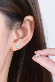 MoissaniteEarrings, SterlingSilverEarrings, StudEarrings, FineJewelry, FashionAccessory, LuxuryEarrings, GemstoneEarrings, ElegantStyle, TrendyJewelry, SpecialOccasionJewelry, StatementEarrings, PreciousGemstones, UniqueDesign, GlamorousAccessories, SparklingEarrings, ClassicElegance