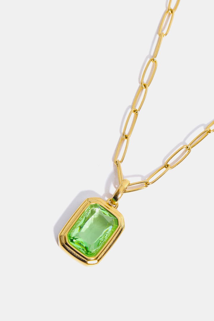 ZirconGold: Geometric Pendant Necklace, LuxeGeometry: Zircon Gold-Plated Pendant, GoldElegance: Geometric Shape Necklace, ModernChic: Zircon Gold Pendant Necklace, GeoGlamour: 18K Gold-Plated Pendant, SleekAngles: Zircon Geometric Necklace, ContemporaryCharms: Gold-Plated Pendant, GeoGlam: Zircon 18K Gold Necklace, ElegantEdges: Geometric Shape Pendant, GoldAura: Zircon Pendant Necklace
