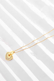 Crystal Heart Pendant Necklace