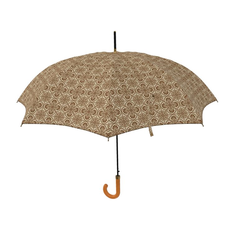 Beige Florescent Pattern Umbrella