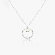 Personalized Birthstone Jewelry- Stainless-Steel