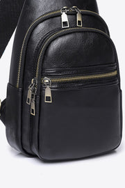 Baeful It's Your Time PU Leather Sling Bag