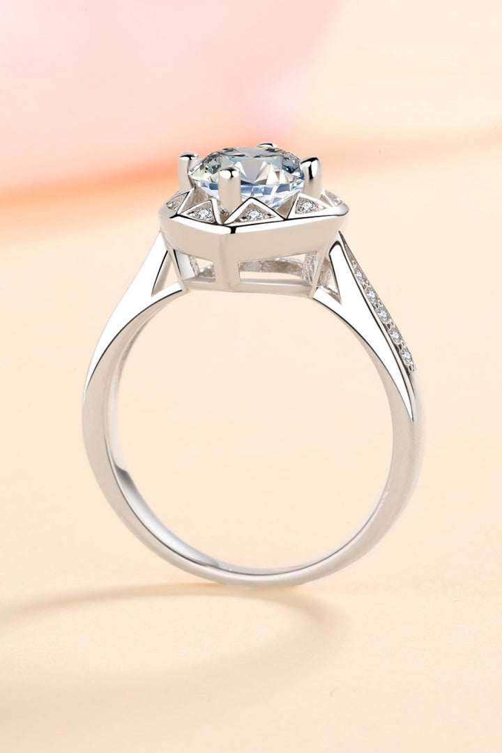 Moissanite, Heart Ring, Jewelry, Fashion, Accessories, Style, Romantic, Statement Piece