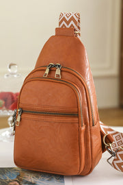 Baeful It's Your Time PU Leather Sling Bag