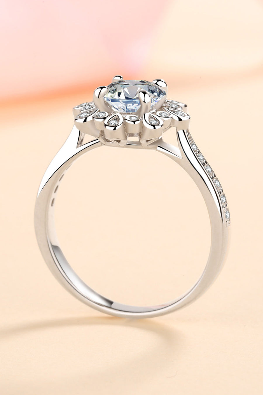Can't Stop Your Shine, 925 Sterling Silver, Moissanite, Ring, Jewelry, Fashion, Accessories, Style, Elegant, Statement Piece