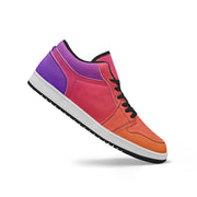 Sunset Tones Type 2 Low-Top AJ1 Leather Sneakers